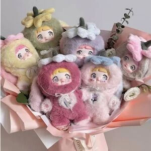 Nommi Garden Rabbit Blind Box Pink Plush Bunny Doll